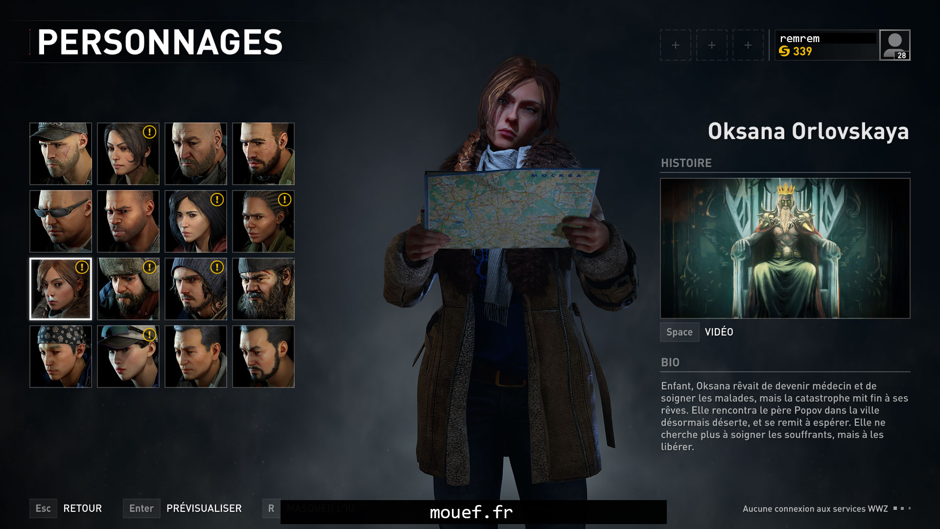 World War Z, présentation personnages